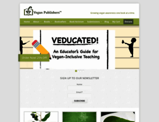 veganpublishers.com screenshot
