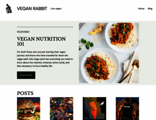 veganrabbit.com screenshot