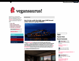 vegansaurus.com screenshot