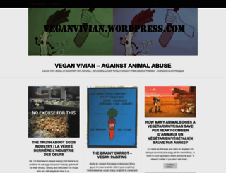 veganvivian.wordpress.com screenshot