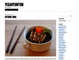 veganyumyum.com screenshot