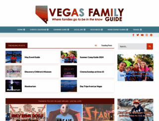 vegasfamilyevents.com screenshot