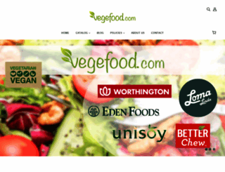vegefood.com screenshot
