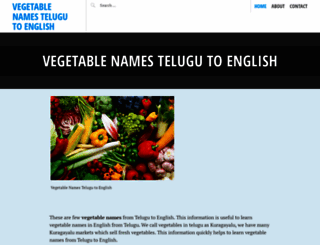 vegetablenamestelugutoenglish.wordpress.com screenshot