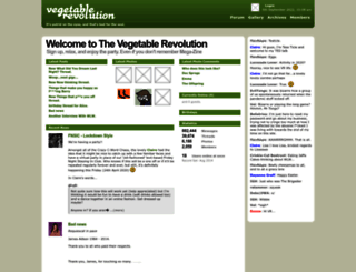 vegetablerevolution.com screenshot