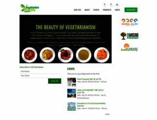 vegetarian-society.org screenshot