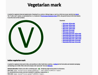 vegetarianmark.net screenshot