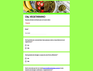 vegetariano.com.br screenshot