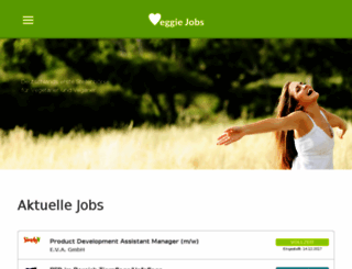 veggie-jobs.de screenshot