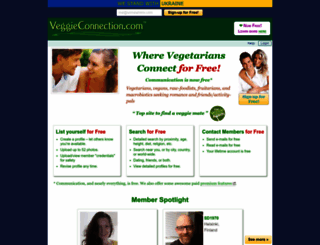 veggieconnection.com screenshot