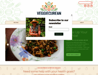 veggiecurean.com screenshot