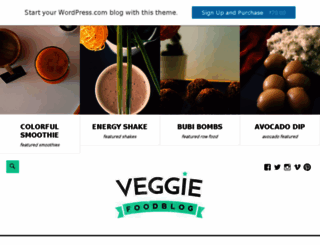 veggiedemo.wordpress.com screenshot
