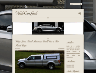 vehiclecareguide.weebly.com screenshot