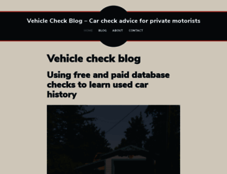 vehiclecheck.blog screenshot
