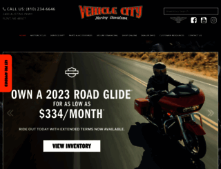vehiclecityharley.com screenshot
