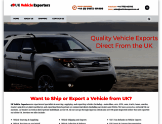 vehicleexports.co.uk screenshot