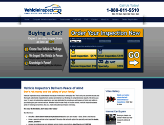 vehicleinspectors.com screenshot