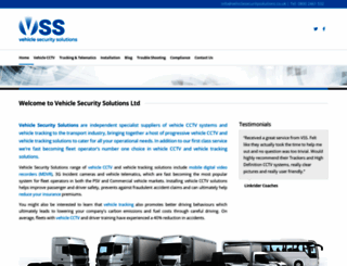 vehiclesecuritysolutions.co.uk screenshot