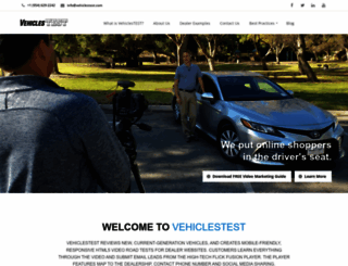 vehiclestest.com screenshot