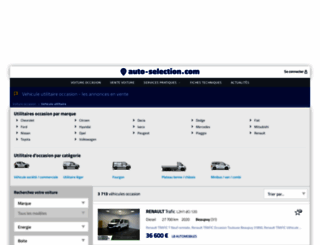 vehicule-utilitaire.auto-selection.com screenshot