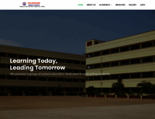 velankannipublicschool.org screenshot
