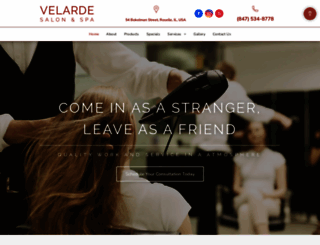 velardesalon.com screenshot