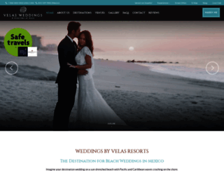velasweddings.com screenshot
