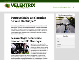 velektrix.fr screenshot