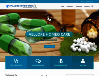 vellorehomeocare.com screenshot