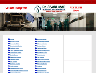 vellorehospitals.com screenshot
