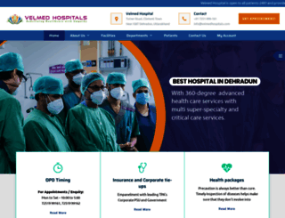 velmedhospitals.com screenshot