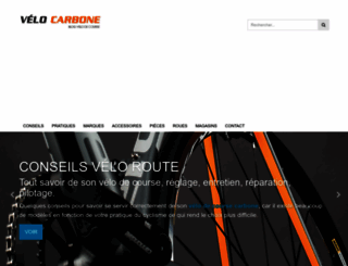 velo-carbone.com screenshot