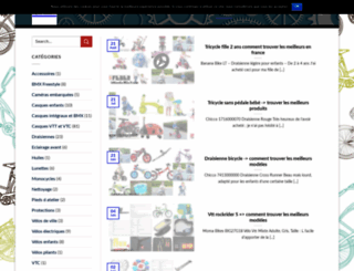 velo-equipement.com screenshot