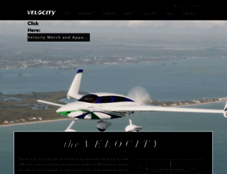 velocityaircraft.com screenshot