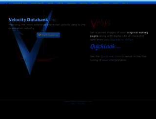 velocitydatabank.com screenshot