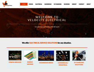 velocityelectrical.com.au screenshot