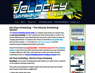 velocityschedulingsystem.com screenshot