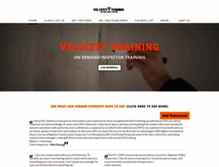 velocitytrained.com screenshot