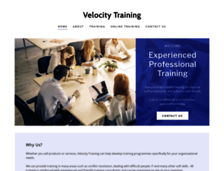velocitytraining.co.uk screenshot