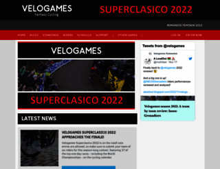 velogames.com screenshot
