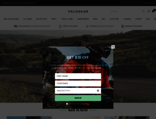 velogear.com.au screenshot