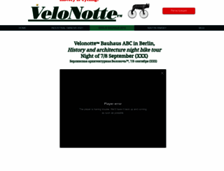 velonotte.com screenshot