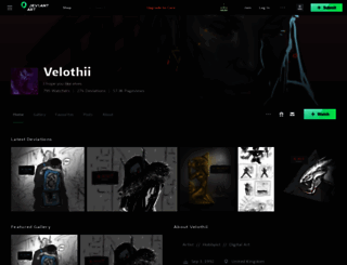 velothii.deviantart.com screenshot