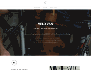 velovan.com.au screenshot