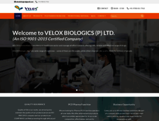 veloxbiologics.com screenshot