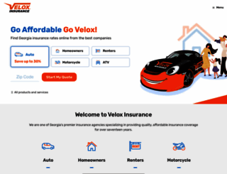 veloxinsurance.com screenshot
