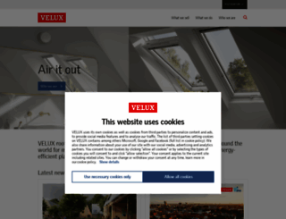 velux.com screenshot