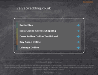 velvetwedding.co.uk screenshot