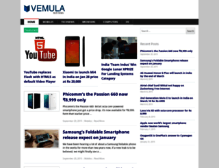 vemula.in screenshot
