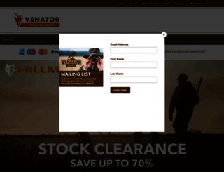 venatorpro.com screenshot